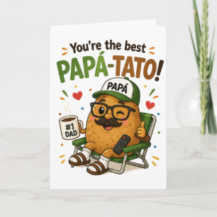 Carte d'anniversaire drôle pour Papa Tato Dad