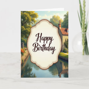 Carte d'anniversaire du Canal Tranquille
