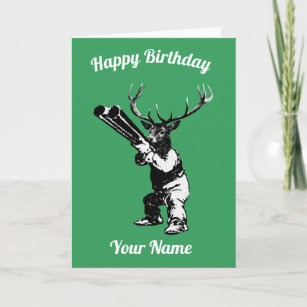 Invitations Faire Part Cartes Chasse Joyeux Anniversaire Zazzle Ch