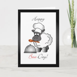 carte d'anniversaire du chef