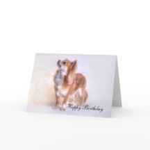 Carte d'anniversaire du Chihuahua