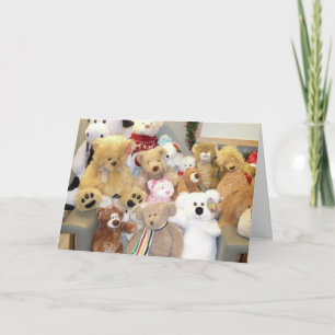 CARTE D'ANNIVERSAIRE DU GROUPE TEDDIES