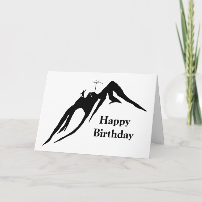 Carte d'anniversaire du Jambon d'alpiniste Radio S (Devant)