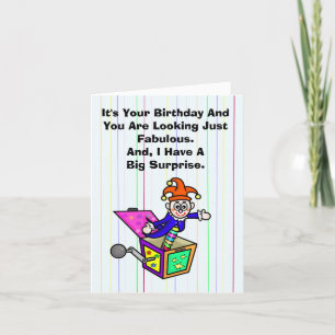 Carte d'anniversaire du jour du fou d'avril