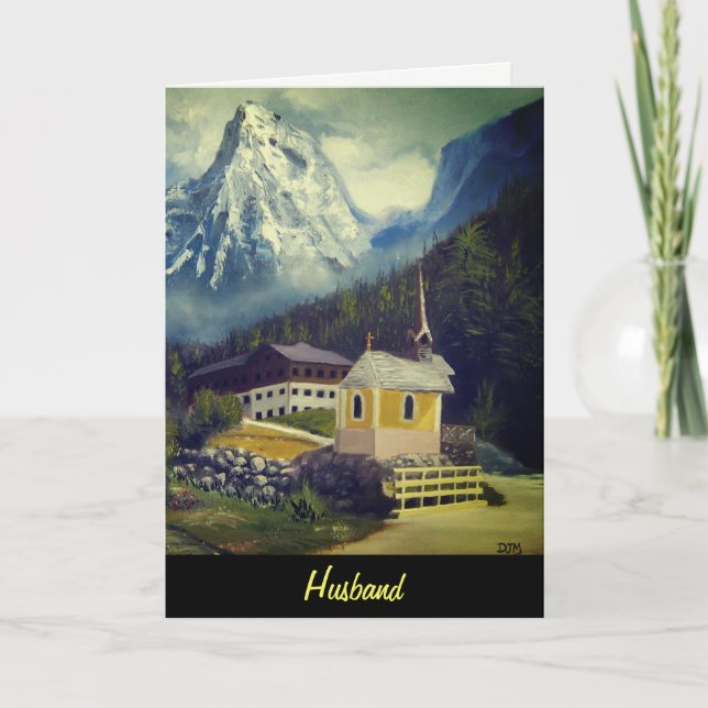 Carte d'anniversaire du mari (Devant)