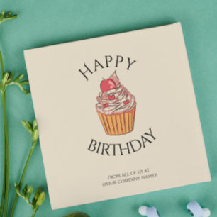 Carte d'anniversaire du patron du collègue employé