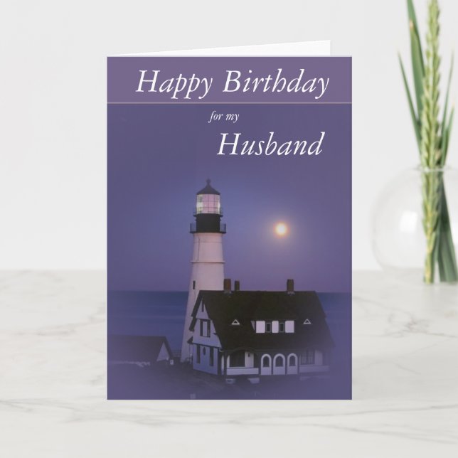Carte d'anniversaire du phare (Devant)