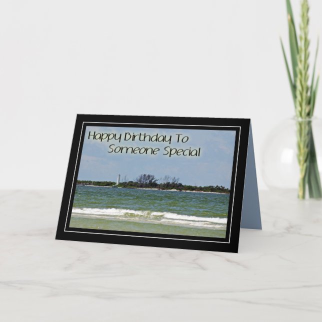 Carte d'anniversaire du phare (Devant)