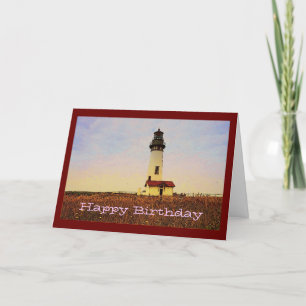 Carte d'anniversaire du phare