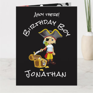 Carte d'anniversaire du pirate