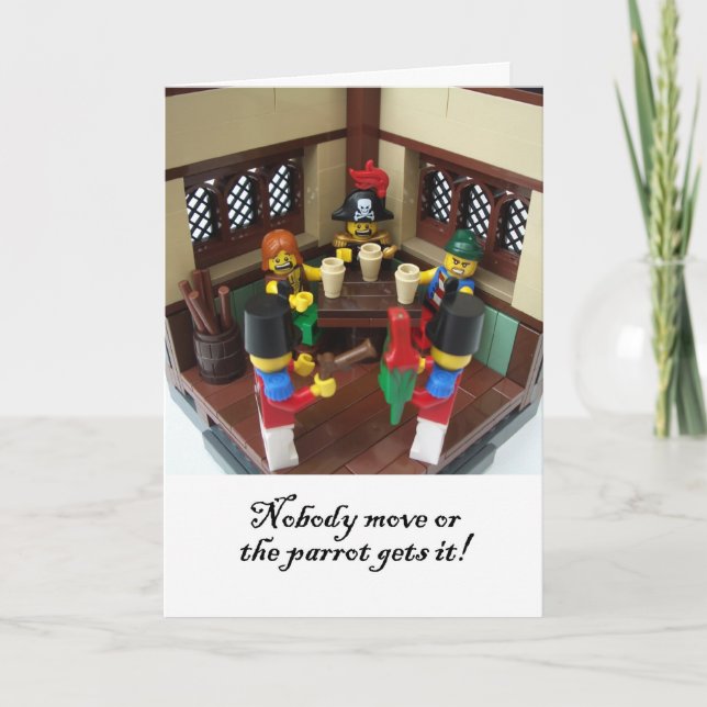 Carte d'anniversaire du pirate (Devant)