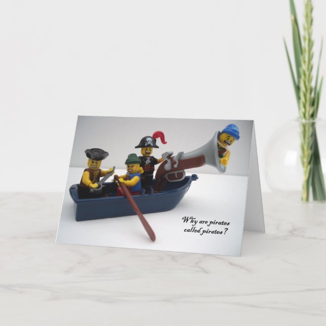 Carte d'anniversaire du pirate (Devant)