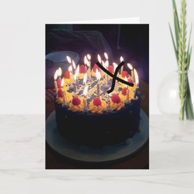 Carte d'anniversaire du président Trump pour la je (Devant)