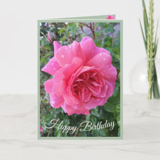 Carte d'anniversaire du printemps