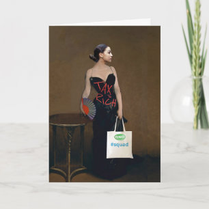 Carte d'anniversaire du style de signature