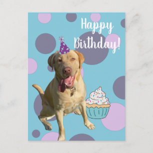 Carte d'anniversaire Dudley Labrador
