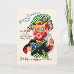 Carte d'anniversaire écossaise drôle