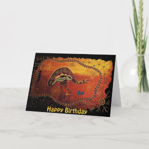 Carte d'anniversaire Emu Dream