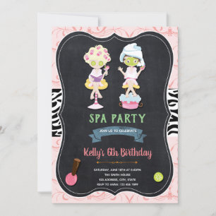 Carte d'anniversaire en sommeil spa
