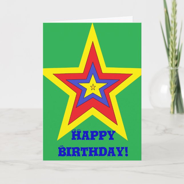Carte d'anniversaire enfant la plus froide (Devant)