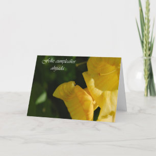 Carte d'anniversaire espagnole pour Godgirl