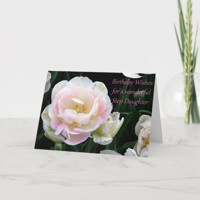 Carte d'anniversaire Etape fille (Devant)