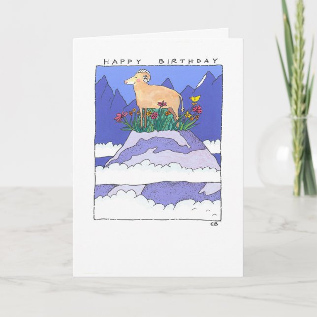 Carte d'anniversaire "extraordinaire" (Devant)