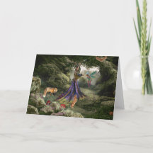 Carte d'anniversaire Fantastique Forêt De Nous Tou