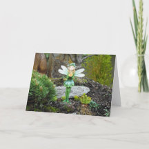 Carte d'anniversaire féerique