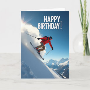 Carte d'anniversaire festive