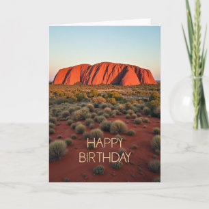 Carte d'anniversaire Festive Monolith