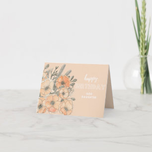 Carte d'anniversaire fille Dieu