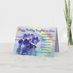 Carte d'anniversaire, Fille en droit avec oublie m