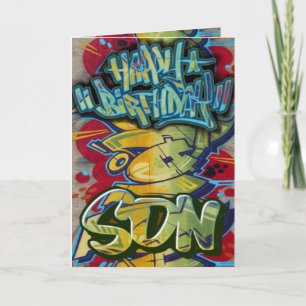 Carte d'anniversaire fils