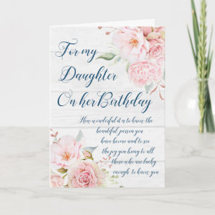 Carte d'anniversaire Fleurs d'aquarelle