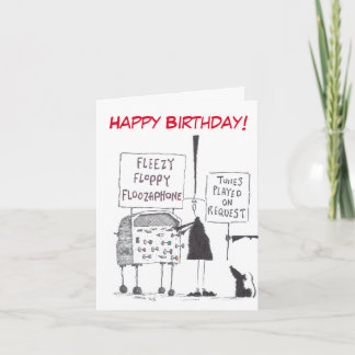 Carte d'anniversaire Floozaphone