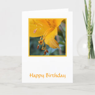 Carte d'anniversaire florale