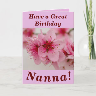Carte d'anniversaire florale brillante et audacieu