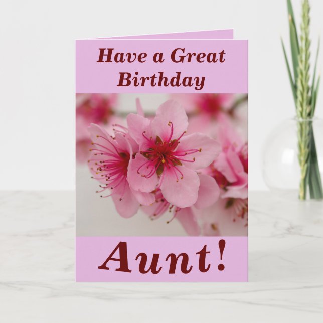 Carte d'anniversaire florale brillante et audacieu (Devant)