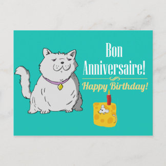 Carte d'anniversaire française