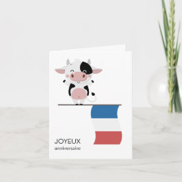 Carte d'anniversaire française – Joyeux anniversai