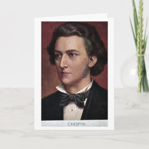 Carte d'anniversaire - Frédéric Chopin