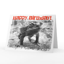 Carte d'anniversaire géante drôle australienne de