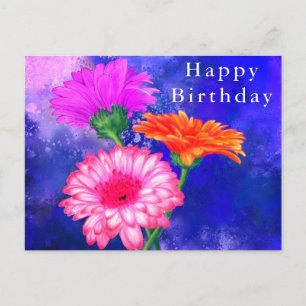 Carte d'anniversaire Gerbera Daisy