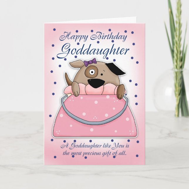Carte d'anniversaire Godgirl - jolie marionnette (Devant)