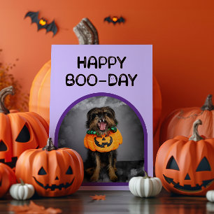 Carte d'anniversaire Halloween heureuse