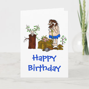 Carte d'anniversaire Ham Radio avec Caveman pour C