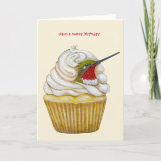 carte d'anniversaire Happy Hummer