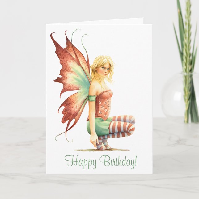 Carte d'anniversaire "Hawthorn Fairy" (Devant)