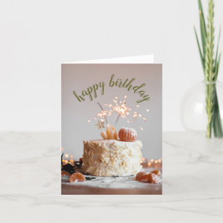 Carte d'anniversaire heureuse pliée